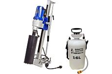 Установка алмазного бурения ПРОАЛМАЗ PRO 200 LED A+Бак 16 л PRO 200 LED-AV