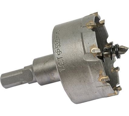 Коронка по металлу 53 мм с пластинами ВК8 WOLFSTAR cw00039
