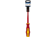 Отвертка диэлектрическая Ultra Grip SL 4,0 х 100 мм CR-V КОБАЛЬТ 646-447