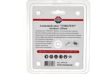Диск алмазный отрезной по керамики и камню 115х22.2хz9/10х2 мм TORGWIN T971123