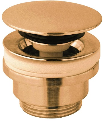 Донный клапан Paffoni ZSCA050HGSP универсальный, медовое золото брашированное