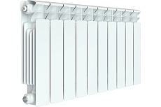Биметаллический радиатор Rifar BASE 350 10 секций, боковое подключение RAN30H1JPG79F0