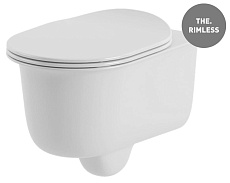 Подвесной унитаз Artceram Chic CHV001 05 00 безободковый, белый матовый