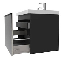 Мебель для ванной Geberit Acanto 59.5 см черный