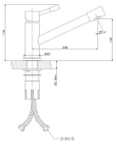 Смеситель для кухни Lemark Expert LM5072S сталь