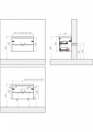 Тумба со столешницей BelBagno Etna 90 см Тумба со столешницей BelBagno Etna 90 см