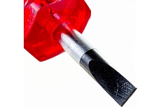 Укороченная отвертка с прямым шлицем KRAFT 5.5х25мм IZELTAS 4110175525