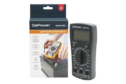 Мультиметр GoPower DigiM 800, 1/80 00-00015326