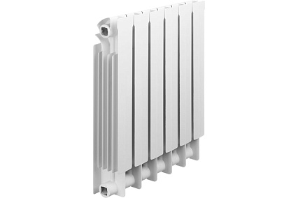 Биметаллический радиатор Global STYLE PLUS 500 12 секций боковое подключение RAN30G1197ELMH