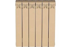 Биметаллический радиатор Rifar Monolit 500-6 Капучино RM5006K