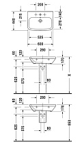 Раковина Duravit DuraStyle 60