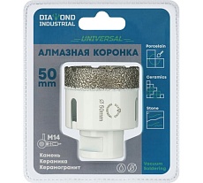 Коронка алмазная по керамограниту 50 мм, M14 на УШМ Diamond Industrial DIDKVP50M14