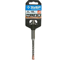 Бур Зубр Профессионал (6x110 мм; SDS-plus) 29314-110-06_z02