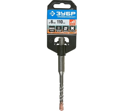 Бур Зубр Профессионал (6x110 мм; SDS-plus) 29314-110-06_z02