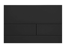 Кнопка смыва AQUAme AQM4116B черный