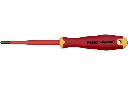Диэлектрическая отвертка Felo PH 2 +/-, E-Slim Ergonic 41629390