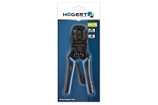 Пресс-клещи для обжима телефонных и компьютерных клемм Hoegert Technik 4P, 6P, 8P, 10P HT1P170