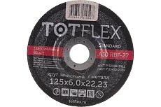 Круг зачистной STANDART 27 (125х6х22.2 мм) TOTFLEX 122081100