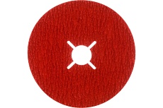 Керамический фибровый диск со шлицами XF885 (1 шт, 125х22 мм, P100) VSM 004970