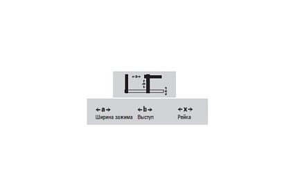 Струбцина из ковкого чугуна BESSEY 600/175, усилие 5.5 кН, с деревянной рукояткой BE-TPN60S17BE