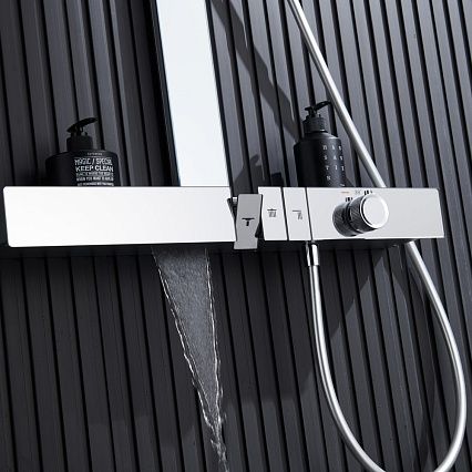 Душевая стойка Black&White Gravity GH-9005 термостат