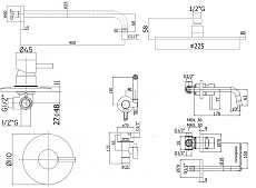 Душевой набор Paffoni Light KITZLIG011CR006 хром