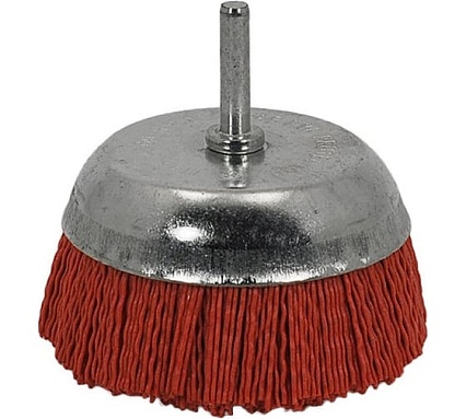 Щетка (корщетка) чашка, из нейлона, 75 мм для дрели TORGWIN T712077