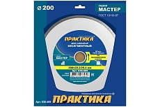 Диск алмазный Мастер (200х22.2/25.4 мм) Практика 036-469