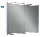 Зеркальный шкаф Art&Max Merano 100x80 см AM-Mer-1000-800-2D-DS-F с подсветкой, анти-пар