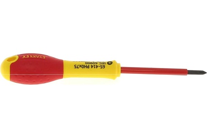 Диэлектрическая отвертка FATMAX 1000V PH0х75 мм Stanley 0-65-414