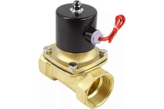 Электромагнитный клапан DN.ru VS2W-100N-NC Ду50 Ру10 латунь 24 В AC прямого действия D130-01600