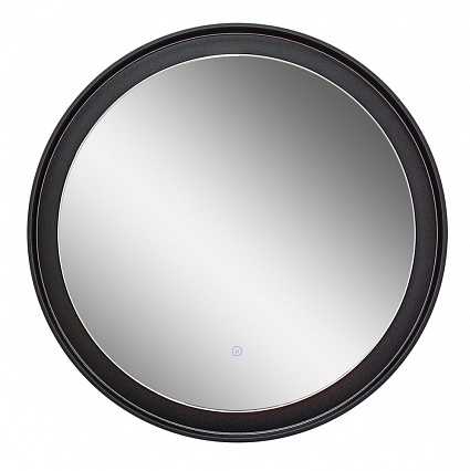 Зеркало Континент Planet Black LED 80x80 см с подсветкой ЗЛП684
