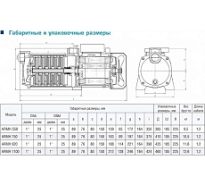Центробежный многоступенчатый насос AquamotoR ARMH 920 AR152025