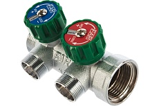 Регулируемый коллектор с 2 отводами FAR 1&quot; М24х19 FK 3825 C1
