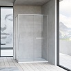 Душевой уголок Vincea Slim Soft VSR-1SS9012CLBN 120x90 брашированный никель, прозрачный