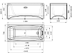 Фронтальная панель Ваннеса Веста 150x58 см