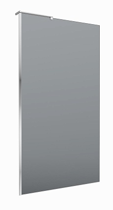 Душевая перегородка Belbagno UNO-L-1-TB-100-GR-Cr 100x200 графит, хром