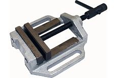 Станочные тиски CNIC для сверлильных станков 100мм неповоротные ход 75мм, паз 15х87мм 60021