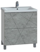 Тумба с раковиной Vigo Geometry 70 см (под раковину como) бетон