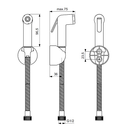 Гигиенический душ Ideal Standard B0595AС белый