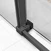 Душевой уголок Vincea Слим Софт (Slim Soft) VSR-1SS1010CLGM 100x100 вороненая сталь, стекло прозрачное