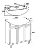 Тумба с раковиной Runo Римини 75 см