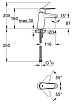 Смеситель для раковины Grohe Eurodisc Cosmopolitan 3246920E