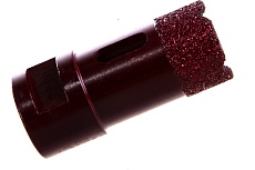 Коронка алмазная вакуумная по камню D25-15W-40L-M14 (25х40 мм; М14) Messer 06-35-025
