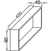 Полотенцедержатель Jacob Delafon Parallel 40 см EB506-BME