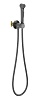 Смеситель Aquatek Европа AQ1020BGM с гигиеническим душем, оружейная сталь
