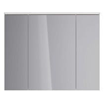 Зеркальный шкаф Lemark Zenon 100x80 LM100ZS-Z с подсветкой, белый глянец