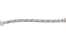 Подводка гибкая для воды ELKA с оплеткой из нержавеющей стали 1/2&quot; х 30 см в/н ИС.100922