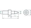 Термосверло торцующее H-Tools М10 шаг 1.5мм 9.2x17.2/40мм S=10мм 3600920