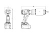 Гайковерт моментный аккумуляторный Norgau 1.1/2", 1150-4500Нм, NBTW-46L 057003146